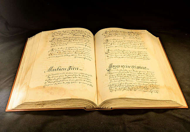 Restauration de cadastres anciens